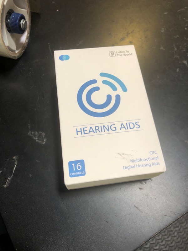 Photo 1 of Hearing Aids, Rechargeable Digital Hearing Aids for Seniors, Noise Cancelling with 16-Channel Sound Processing, Invisible Hearing Aids for Men Women with Charging Case (1, yellow)