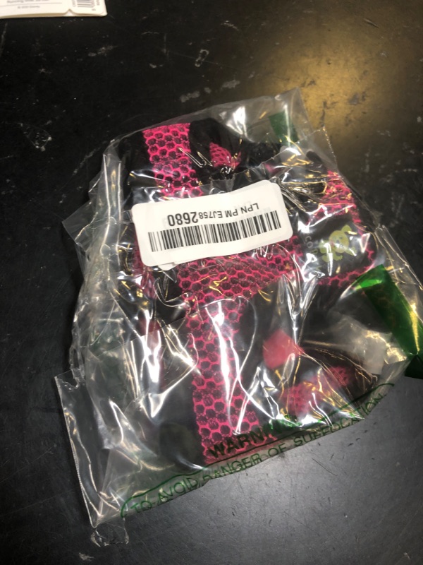 Photo 1 of EcoBark Step in Dog Harness - Eco-Friendly Teacup Dog Harnesses for XXS, XS, and Small Dogs - Reflective and Adjustable Mini Body Halter Vest -Tiny Soft Mesh Toy Breed Harness (Fuchsia Pink, XXXS)