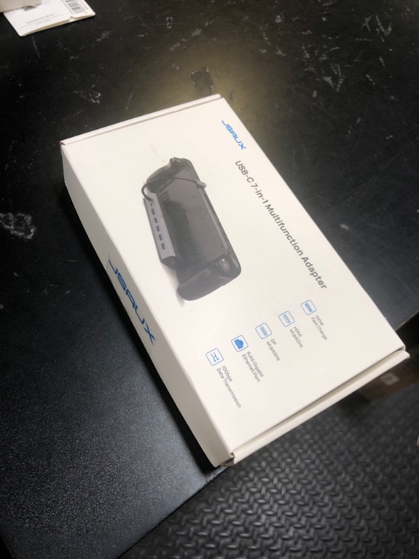 Photo 1 of JSAUX Docking Station for Steam Deck/Rog Ally/Legion Go, 7-in-1 Steam Deck Dock with HDMI 4K@60Hz, DisplayPort, Gigabit Ethernet, USB A 3.2 and 100W Charge Compatible with Steam Deck OLED-HB0702