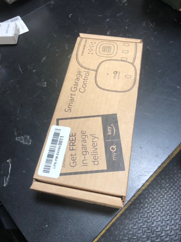 Photo 1 of CHAMBERLAIN Smart Garage Control - Wireless Garage Hub and Sensor with Wifi & Bluetooth - Smartphone Controlled, myQ-G0401-ES, White
