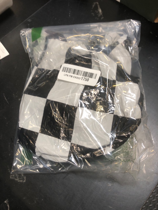 Photo 1 of Checkered Number 1 Balloon 40 Inch, Large Foil Black and White Number Balloons, Big Mylar Number 1 Balloons for Race Car First 1st Birthday Party Decorations Supplies
