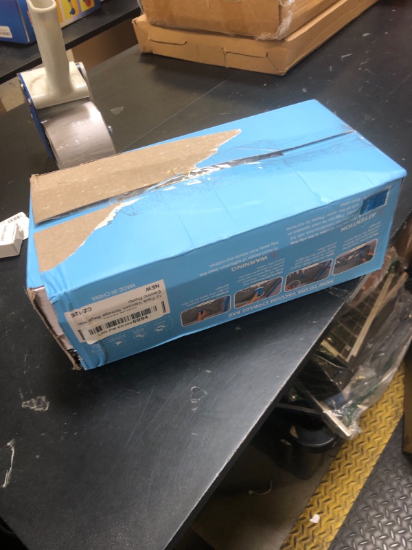 Photo 1 of 12 Pack Travel Vacuum Storage Bags with Portable Electric Pump, Vacuum Seal Space Saver Bags for Clothing, Vacuum Travel Bags for Luggage