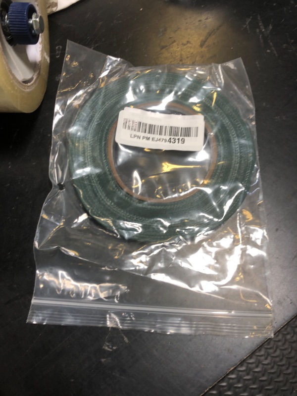 Photo 1 of GLAMFIELDS Floral Tape Green, Flower Wrap Adhesive Waterproof Tape for Bouquets 0.25" (60 Yd/180 Ft) - 1 Roll