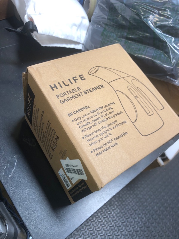 Photo 1 of HiLIFE Steamer for Clothes, Portable Handheld Design, 240ml Big Capacity, 700W, Strong Penetrating Steam, Removes Wrinkle, for Home, Office(ONLY FOR 120V)
