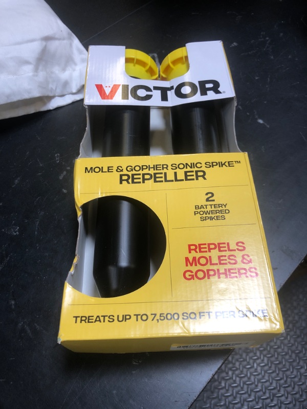 Photo 1 of Victor M9012 Mole and Gopher Chemical Free Sonic Spike - Outdoor Mole and Gopher Repellent