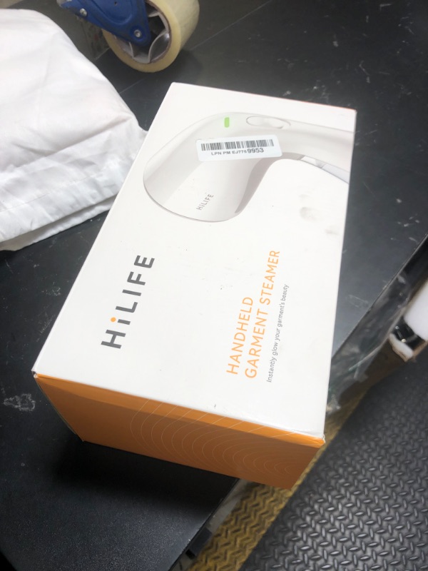 Photo 1 of HiLIFE Steamer for Clothes, Handheld Clothes Steamer with Large 300ml Tank, 1100W Strong Power, 30S Fast Heat-up, Garment Fabric Wrinkle Remover, Portable & Compact Travel Size ONLY FOR 120V (White)