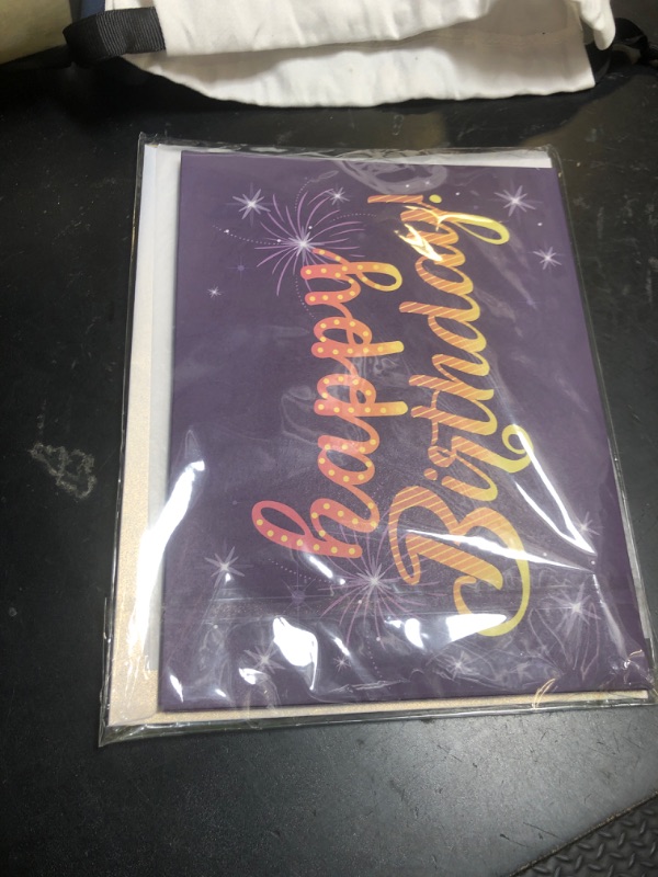 Photo 1 of INPHER Birthday Cards Fireworks Pop Up Cake Light and Music Happy Birthday Gifts Decorations for Women, Men, Mom, Grandma