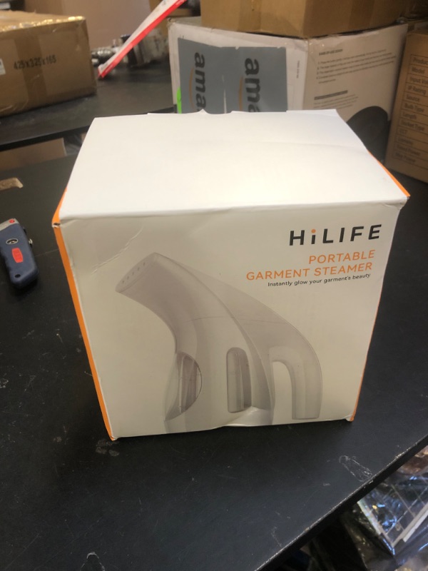 Photo 1 of HiLIFE Steamer for Clothes, Portable Handheld Design, 240ml Big Capacity, 700W, Strong Penetrating Steam, Removes Wrinkle, for Home, Office and Travel(ONLY FOR 120V)(Green)
