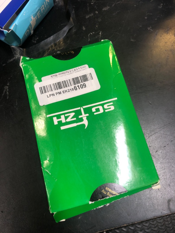 Photo 1 of SG TZH #12 x 5/8" Sheet Metal Screws - 100Pcs 410 Stainless Steel Flat Head Socket Cap, Tek Self Tapping Screws - Allen Socket Drive, Black Oxide Finish