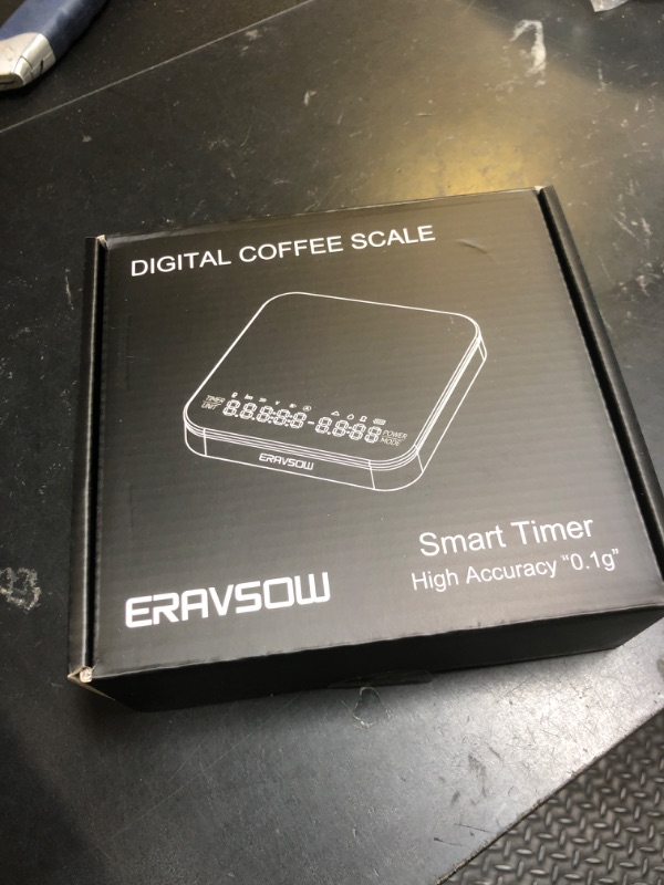 Photo 1 of Mini Coffee Scale with Auto Timing, Rechargeable Espresso Scale with Timer, 2kg/0.1g High Precision Scale for Espresso and Pour-Over Coffee with Brewing Assist Modes