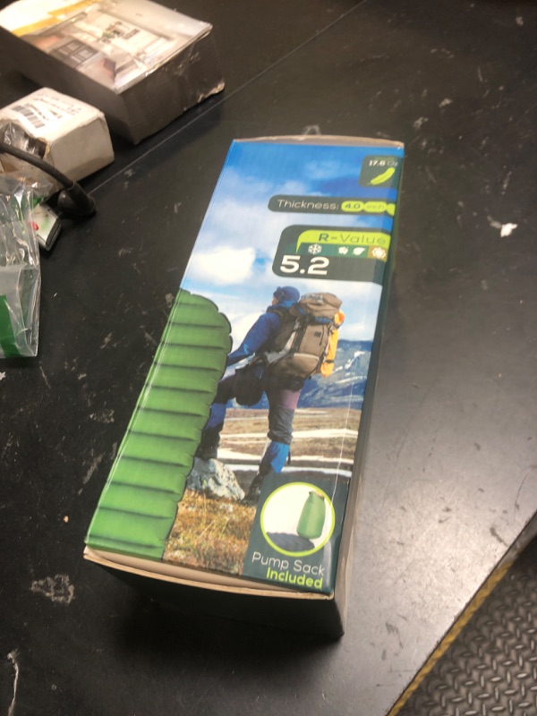Photo 1 of Gear Doctors Ultralight 17oz Camping Sleeping pad ApolloAir - Compact, Warm 5.2 R-Value 4 Season Air Mattress, Perfect for Backpacking, Hiking - Lightweight Inflatable & Compact Sleep Pad