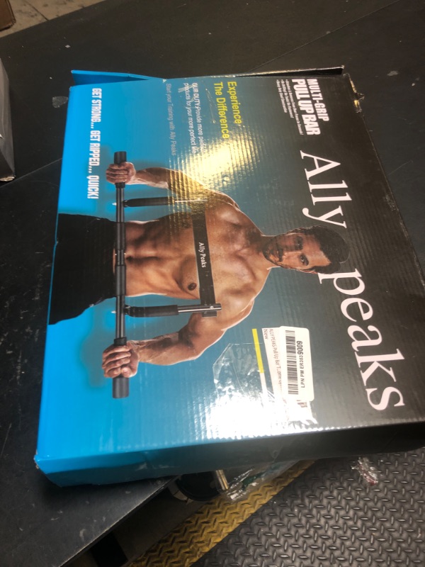 Photo 1 of ALLY PEAKS Pull Up Bar Thickened Steel Pipe Super Heavy Duty Steel Frame Upper Workout Bar| Multi-Grip Strength for Doorway | Indoor Chin-Up Bar Fitness Trainer for Home Gym Max Limit 440 lbs