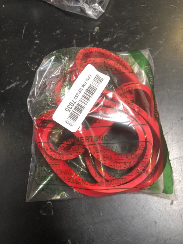 Photo 1 of ROSAPOAR Resistance Band Pull up Band Fitness Exercise Bands Natural Latex for Workout Body Stretch Powerlifting Band Fitness Sport Training at Home/The Gym - Red
