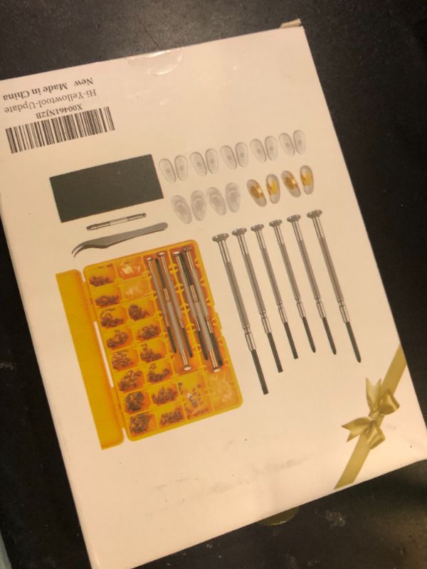 Photo 1 of Magnetic Eyeglass Repair Kit, Glasses Repair Kit with Eyeglass Screws Include Nose Pads, Precision Screwdriver Tool Set and Tweezers for Eyeglasses, Sunglasses, Watch Clock Spectacle Repair
