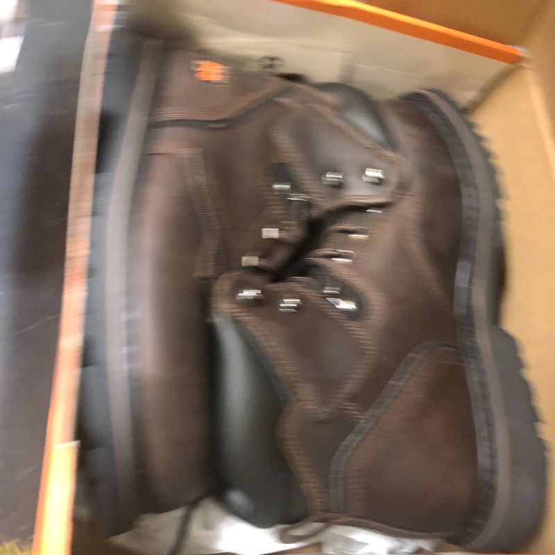 Photo 1 of Timberland PRO Men's Pit Boss 6 Inch Steel Safety Toe Industrial Work Boot, Brown-2024 New, 10.5