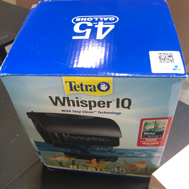Photo 1 of Tetra Whisper IQ Power Filter 45 Gallons, 215 GPH, With Stay Clean Technology