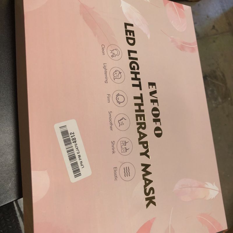 Photo 1 of Red Light Therapy Mask for Face, Led Face Mask Light Therapy, 7 Colors LED Face Mask Light Therapy At Home, Pink