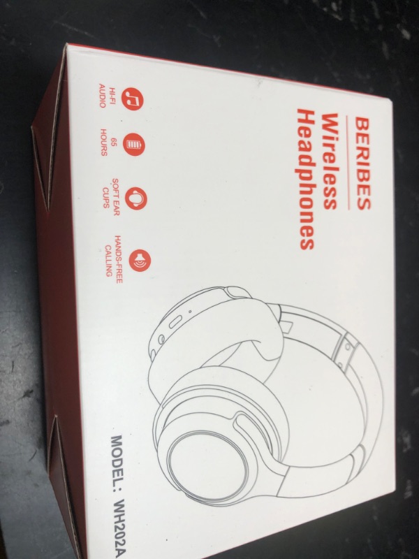 Photo 1 of BERIBES Bluetooth Headphones Over Ear, 65H Playtime and 6 EQ Music Modes Wireless Headphones with Microphone, HiFi Stereo Foldable Lightweight Headsets, Deep Bass for Home Office Cellphone PC Ect.
