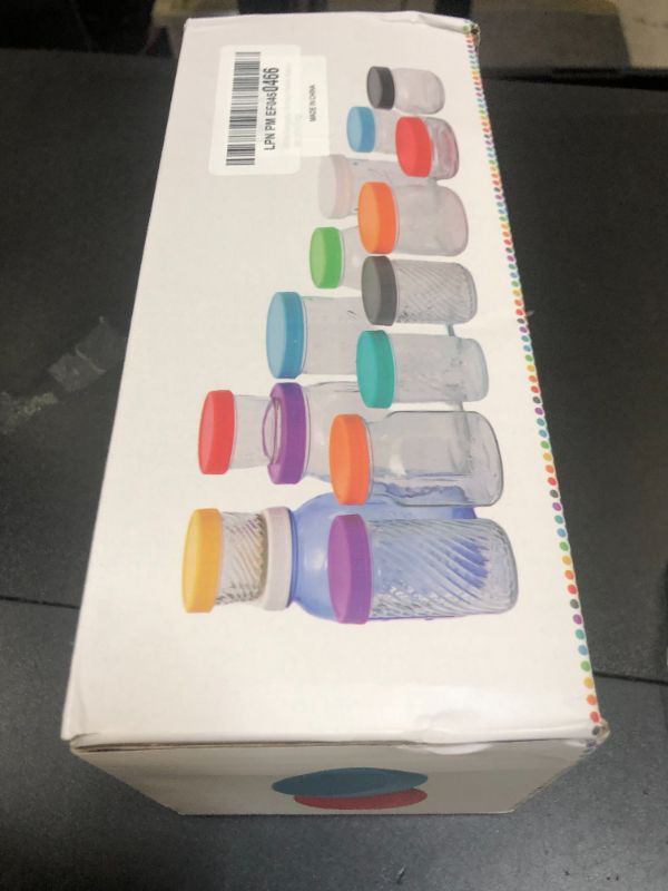 Photo 1 of Bedgeta 18 Pack 9 Wide Mouth & 9 Regular Mouth Mason Jar Lids with Silicone Rings,Thickened Leak-proof Lids Fit Ball,Kerr and More, 86mm & 70mm Plastic(Grey)