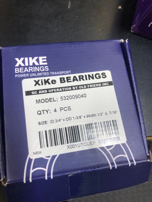 Photo 1 of XiKe 4 Pack Lawn Mower Wheel Bearing 532009040, 13359, 9040H, 532124959, 5920H, 9040HR ? 9040N, Replacement for Husqvarna, AYP, Craftsman, Rotary and More Bushing to Flanged Ball Bearings Conversion.