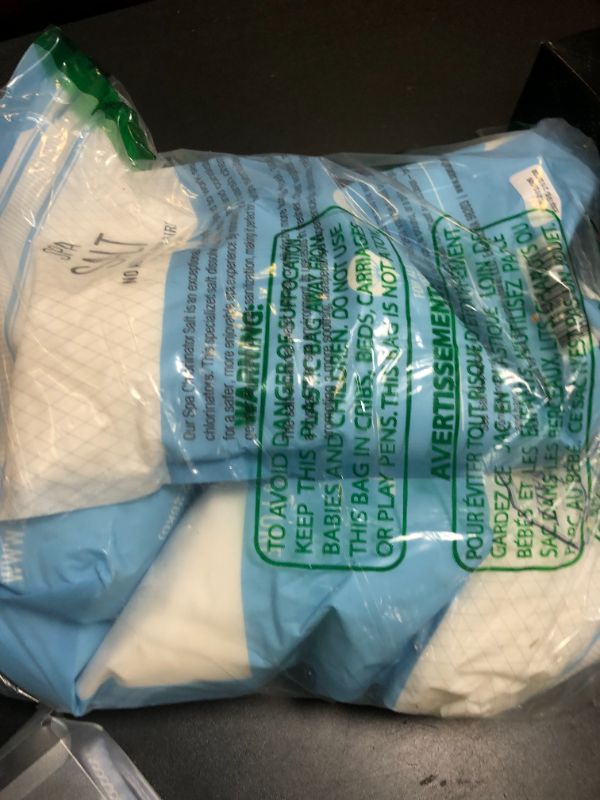Photo 1 of Hot Tub Spa Salt for Water Systems & Chlorine Generators, Pool Salt for Hotspring, Jacuzzi, Caldera, Ace, & Freshwater, 10 Lbs/500 Gallons