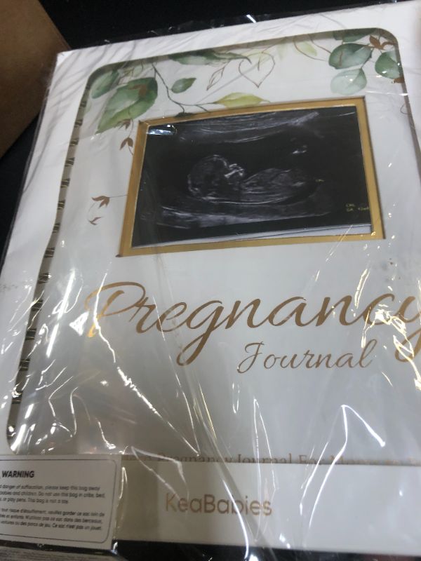 Photo 1 of Pregnancy Journal for First Time Moms Gifts - 90 Pages Hardcover Pregnancy Memory Book, Beautiful & Cute Baby Book Keepsake, Ultrasound Baby Scrapbook, Mom To Be Gift (Alpine)