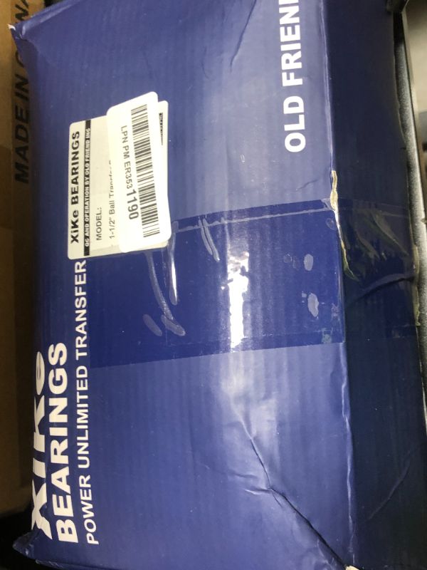 Photo 1 of XiKe 6 Pack 1-1/2" Roller Ball Transfer Bearings, Hard Chrome Steel Ball Transfer Unit with Swivel Ball Caster Rollers, Used for Roller Stand, Conveyors,Transfer Equipment and Transmission System