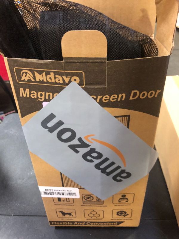 Photo 1 of Magnetic Screen Door, Keep Bugs Out, Pet & Kid Friendly?Works with Front Doors, Sliding Doors,Fit Door Size 36 x 80 Inches ?Black
