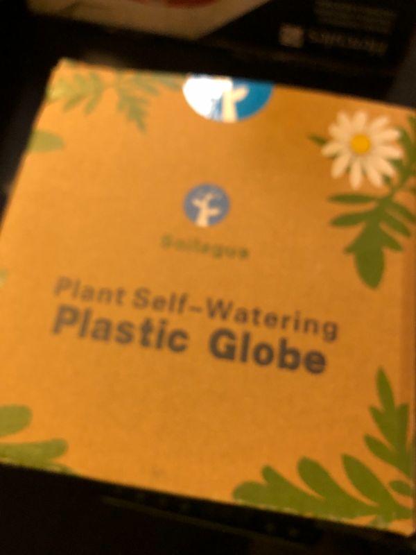 Photo 1 of Soilagua 19 oz Extra Large Plant Self Watering Globes Top Fill, Plastic Water Bulbs, Slow Release Terracotta Self Watering Planter Insert, Plant Watering Devices System Water Plants While Away, 2 Pack