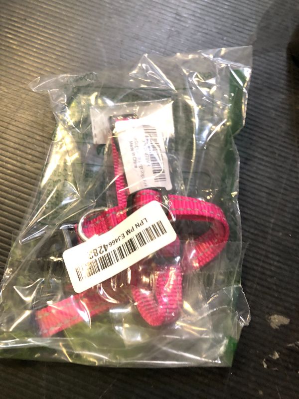 Photo 1 of Reflective Dog Collar with Buckle Adjustable Safety Nylon Collars for Small Medium Large Dogs, Pink S