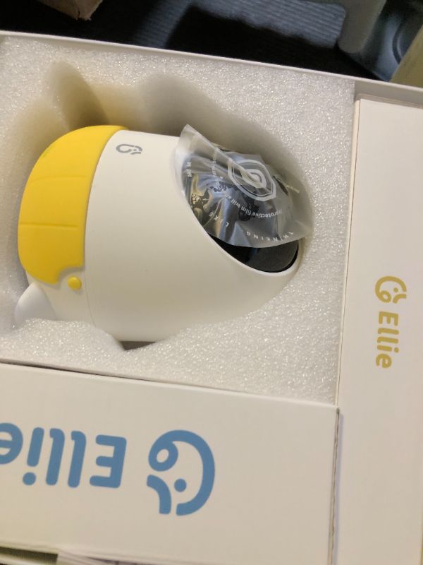 Photo 1 of Ellie Baby Plus: 5" Monitor with 2.5K FHD Camera, Face Cover Alert,Crying & Breathing Detect, Night Vision, 2-Way Audio, Pan-Tilt-Zoom, Crib & Wall Mount All Inside,No WiFi, No Subscription, with APP