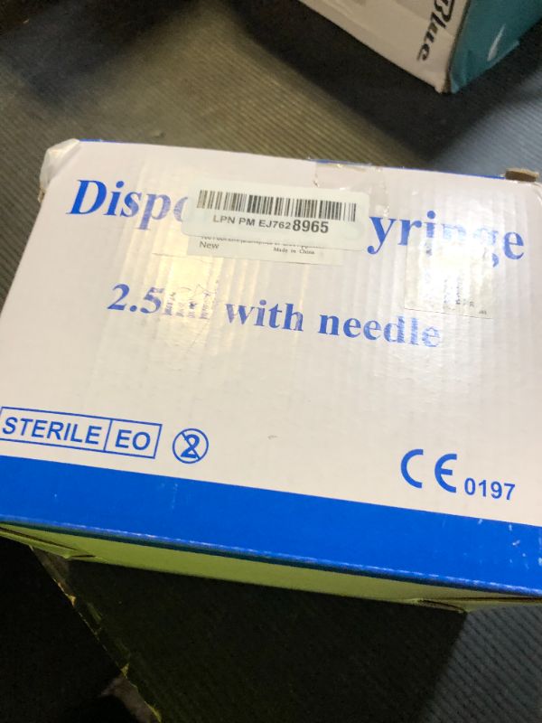 Photo 1 of 100 Pack 2ml (2.5ml) Plastic Luer Lock Syringa with 25Ga and Cap, Individually Sealed Wrapped, for Scientific Labs, Measuring Liquid, Refilling Cartridges or Glue Applicator