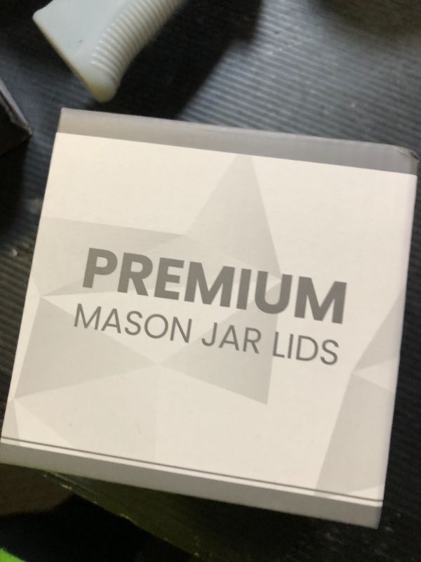 Photo 1 of Premium Mason Jar Lids (8 Pack) - Heavy Duty, BPA Free Reusable Plastic Mason Jar Lids - Dry Canning Lid that fits Ball, Kerr & More - 4 Wide Mouth & 4 Regular Mouth Leak Proof Lids. …