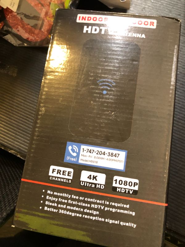 Photo 1 of 2025 Upgraded TV Antenna Indoor, 2200+ Miles Range Digital Antenna for Smart TV Indoor, HDTV Antenna for Local Channels with Amplifier, Outdoor Antenna Support 8K 4K 1080p All TVs -38FT Coax Cable