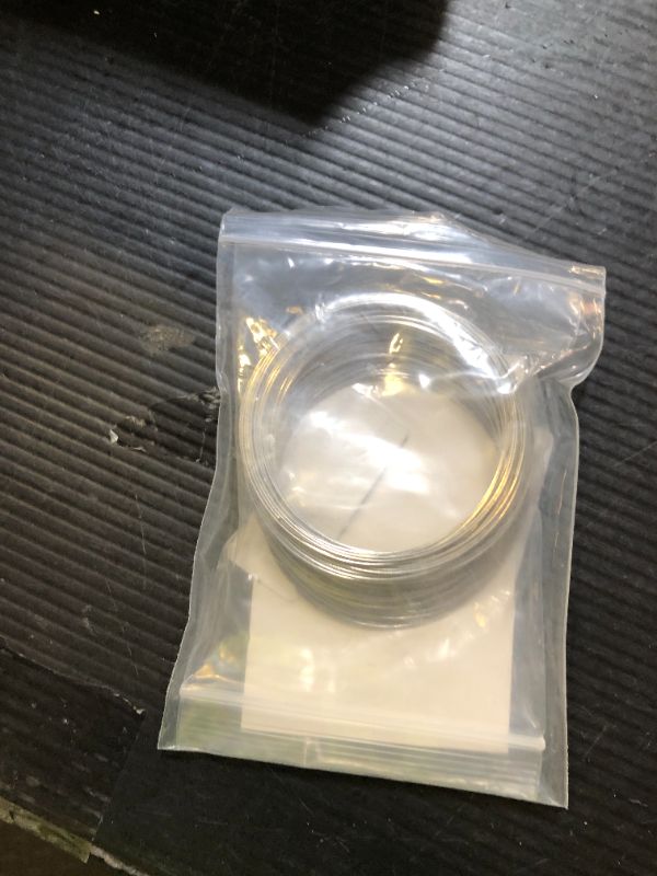 Photo 1 of NX Garden Jewelry Wire 100 Loop Memory Steel Wire Beading Wire for Jewelry Making Wrapping Stones Necklaces and DIY Cable Wire Bracelet, White K