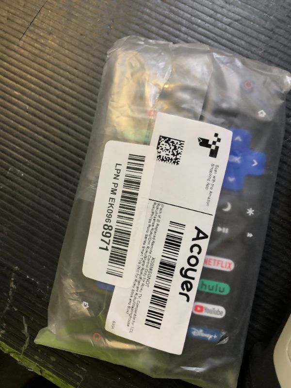 Photo 1 of (Pack of 2) Replacement-Remote-Control for Roku-TV,Compatible for TCL Roku/Hisense Roku/Onn Roku/Philips Roku Smart TVs(Not for Roku Stick and Box)