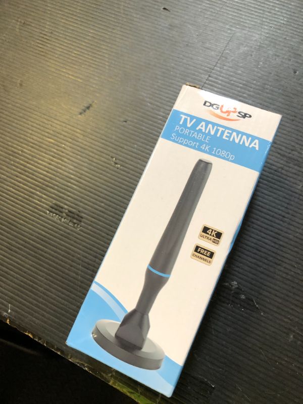 Photo 1 of Digital TV Antenna for Smart Tv Indoor, 360 Reception Digital HDTV Antenna for Local Channels, Supports 1080P and 4K, Strong Magnetic Base -All TV?Blue+Black?