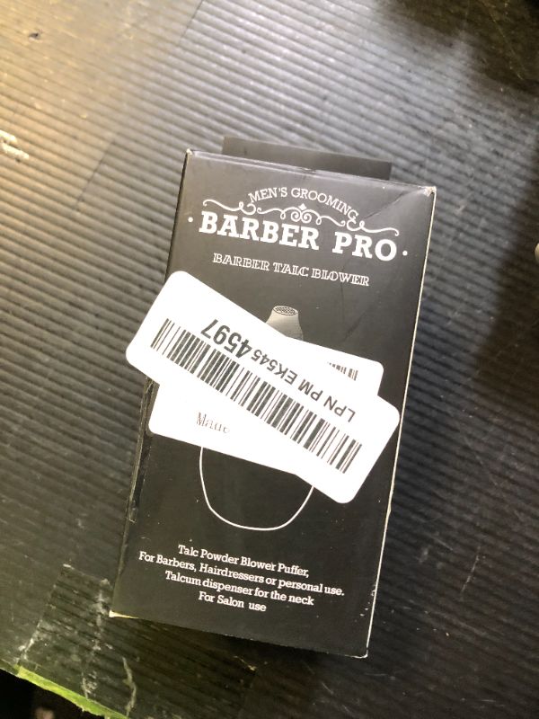 Photo 1 of OTRIEK PRO BARBER Powder Barber Spray Bottle, Empty Powder Blower Hair Salon Empty Powder Spray Bottle, Refillable Hair Fiber Applicator Use for Dry Shampoo - Black