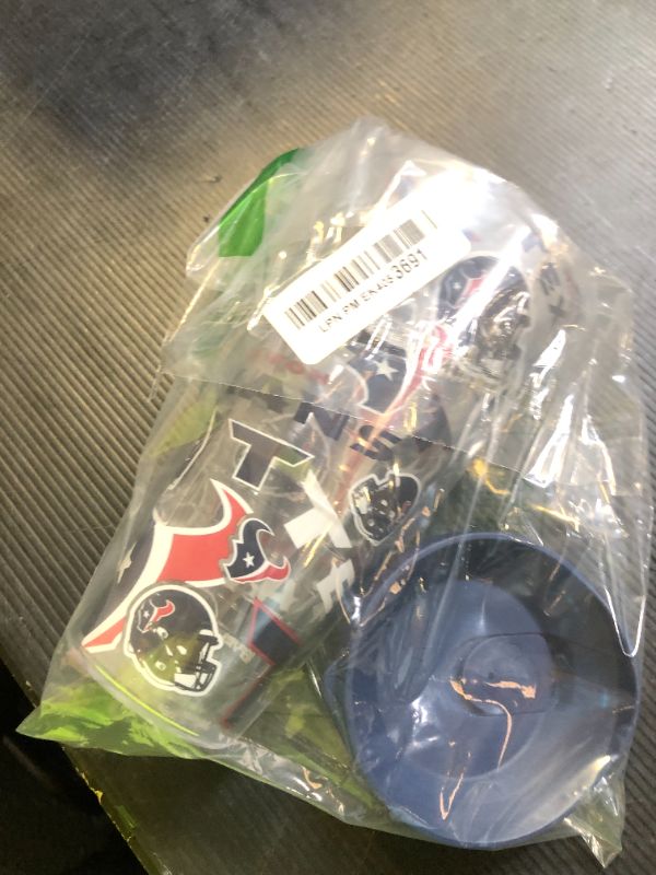 Photo 1 of Tervis NFL Houston Texans - All Over Made in USA Double Walled Insulated Tumbler Travel Cup Keeps Drinks Cold & Hot, 24oz, Classic
