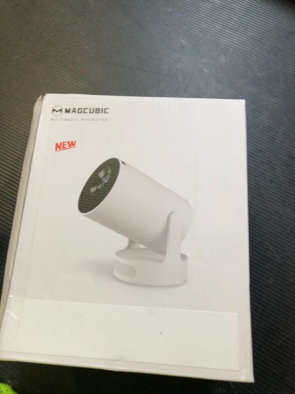 Photo 1 of Magcubic Mini Projector 4K support with WiFi 6 and Bluetooth 5.4, 5w Soundbase Speaker, Auto Vertical Keystone 180°Rotatable Portable Proyector for Home Bedroom Outdoor HY300Pro+