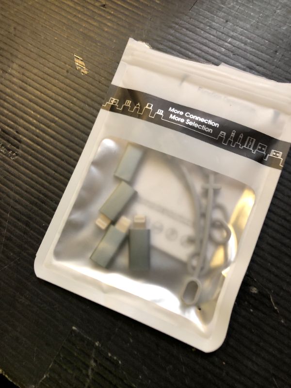 Photo 1 of USB C Type C to Lightning Adapter ?4 Pack? 1.8-2.2A 15W Fast Charging Support Data Sync,Lightning to USB Type C Cable Adapter for iPhone/iPad/for Airpods,with Anti-Lost Loop,Not for Audio/OTG