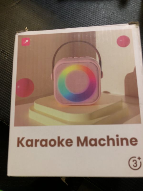 Photo 1 of Karaoke Machine for Kids Adults, Karaoke Toys Gifts for Girls Boys, Portable Bluetooth Speaker with Wireless Microphone, Birthday Gifts for Girls Boys Ages 4, 5, 6, 7, 8, 9, 10, 12+ Years Old
