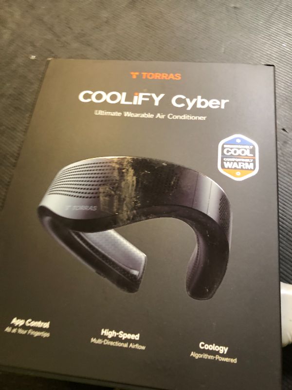 Photo 1 of TORRAS 2025 Top Al Neck Fan Air Conditioner Coolify Cyber, Portable Neck Fans that Blow Cold Air?No.1 Coolest & 720° Immersive Cooling? Personal AC Rechargeable for Outdoor/Indoor. Gifts for Dad/Mom