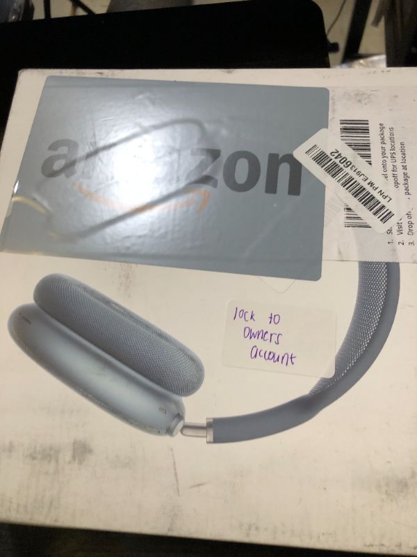 Photo 1 of Apple AirPods Max Wireless Over-Ear Headphones, Pro-Level Active Noise Cancellation, Transparency Mode, Personalized Spatial Audio, USB-C Charging, Bluetooth Headphones for iPhone - Blue