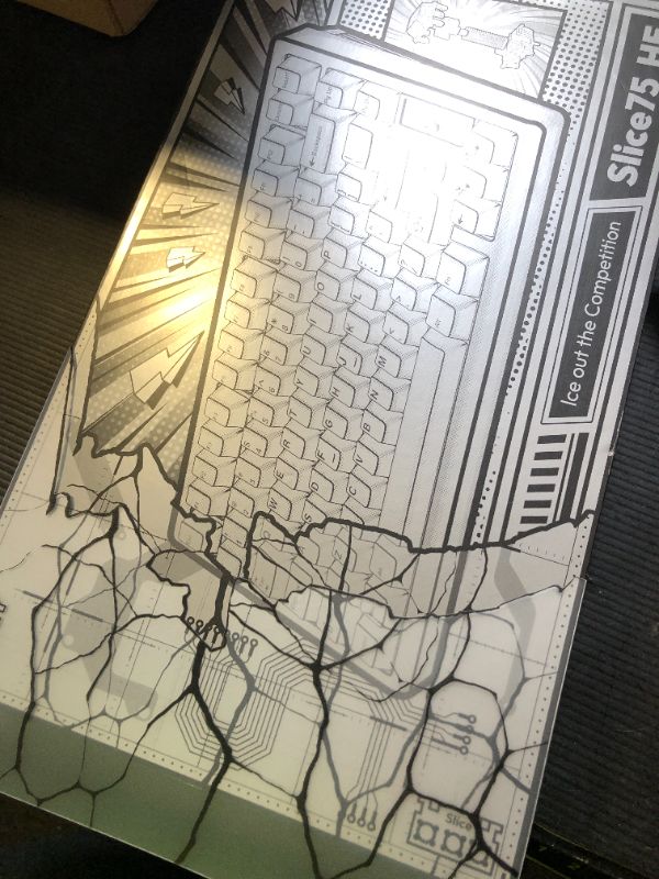 Photo 1 of Chilkey Slice75 HE Gaming Keyboard: 75% Percent Hall Effect Magnetic Aluminum Keyboard with Gateron Jade Pro Switch, Rapid Trigger, 8K Polling, Per-Key RGB Custom Key Board for Game Office(Gray)