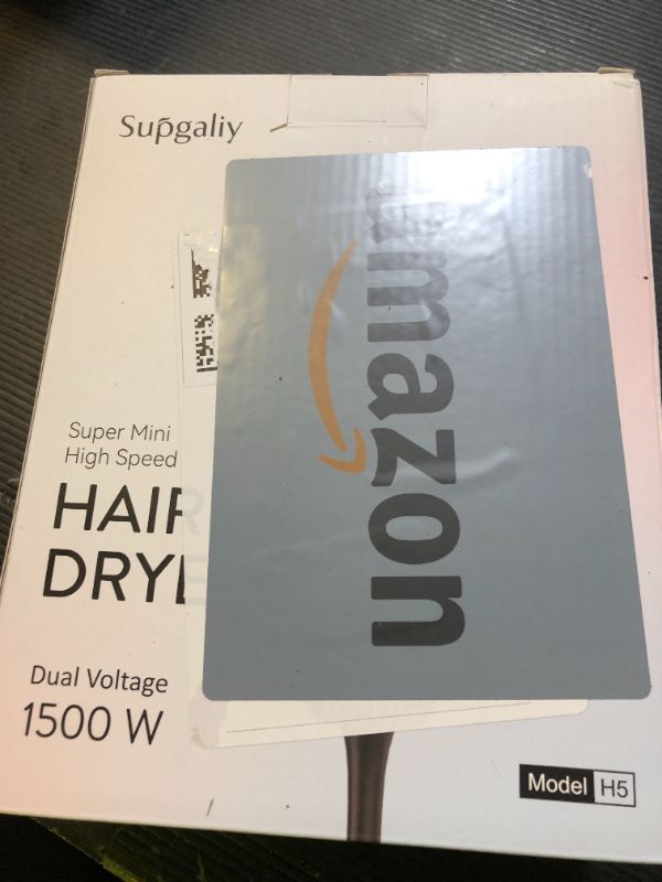 Photo 1 of SUPGALIY Dual Voltage Hair Dryer, High-Speed Ionic Blow Dryer for Fast Drying, Travel Compact Hair Blow Dryer with Magnetic Curly Diffuser for Home, Portable Hairdryer International 110-240V