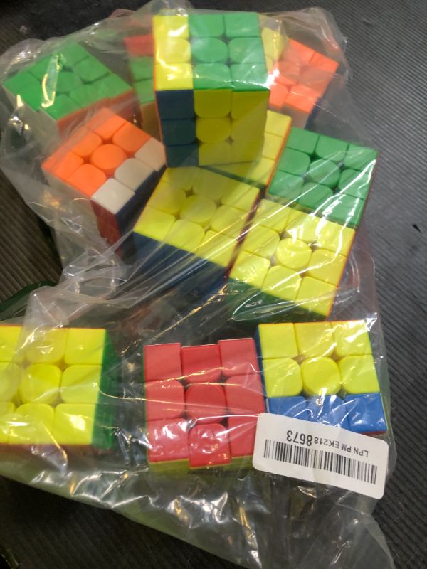 Photo 1 of HELLOCUBE 12 Pack Speed Cube Set,Magic Cube for Party Favors 3x3x3 Stickerless Magic Cube Gifts for Kids