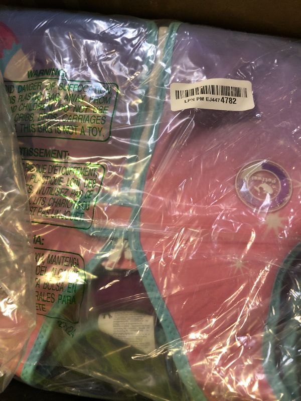 Photo 1 of Pottwal Swim Vest for Kids - Swim Jacket for 2-3 Years (33-40LBS) - Buoyancy Aid Made of Neoprene & EPE - with Adjustable Crotch Strap - Pink Purple Mermaid