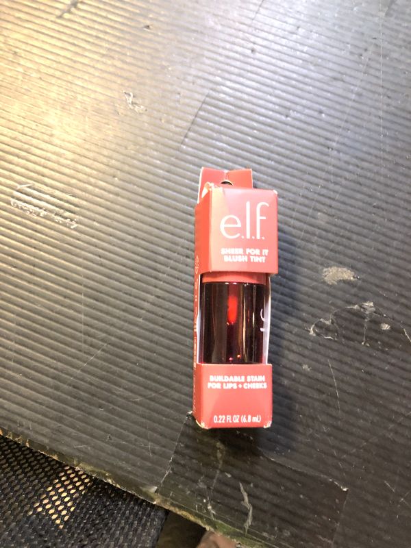 Photo 1 of e.l.f. Sheer For It Blush Tint, Multi-Use, Long-Lasting Lip & Cheek Makeup, Creates A Natural Flush Finish, Vegan & Cruelty-Free, Cherry Cola