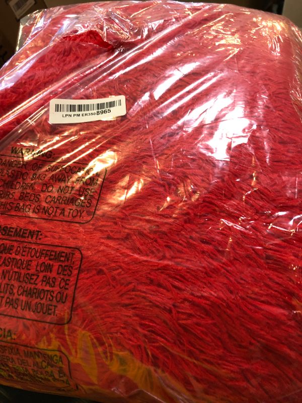 Photo 1 of Awaytail Round Fluffy Carpet 6FT Red - Super Soft Circle Rug for Kids Room - Shaggy Circular Rug for Nursery - Plush Furry Carpet for Boys Girls Room